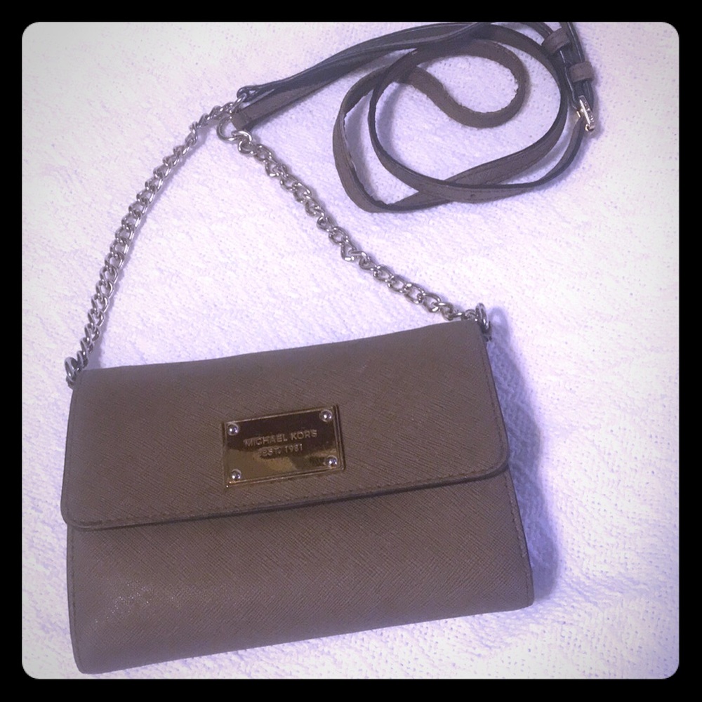 Tan Michael Coors Crossbody